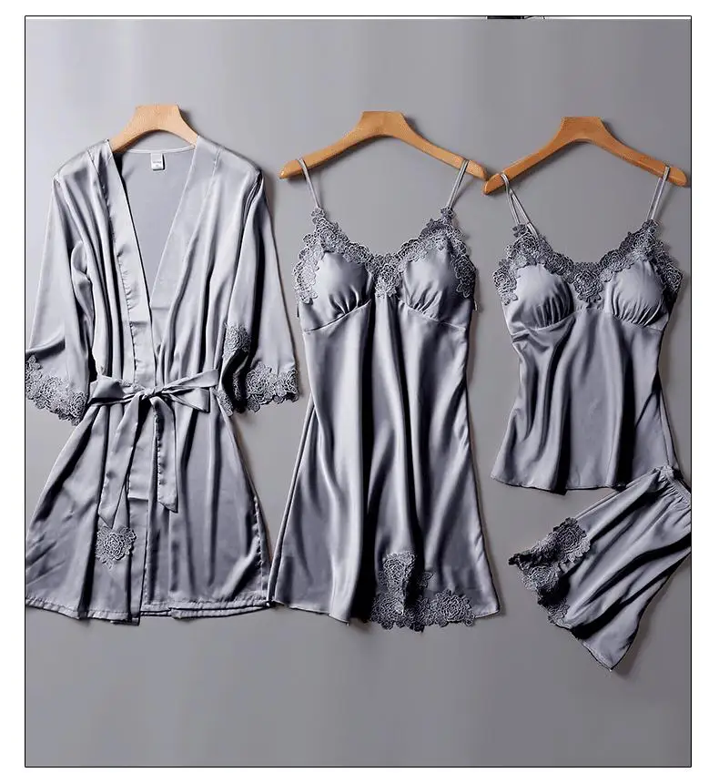 1220gray 4 шт. одна партия пижамные комплекты для женщин женские s пижамы для женщин 1180 - Цвет: 1220gray