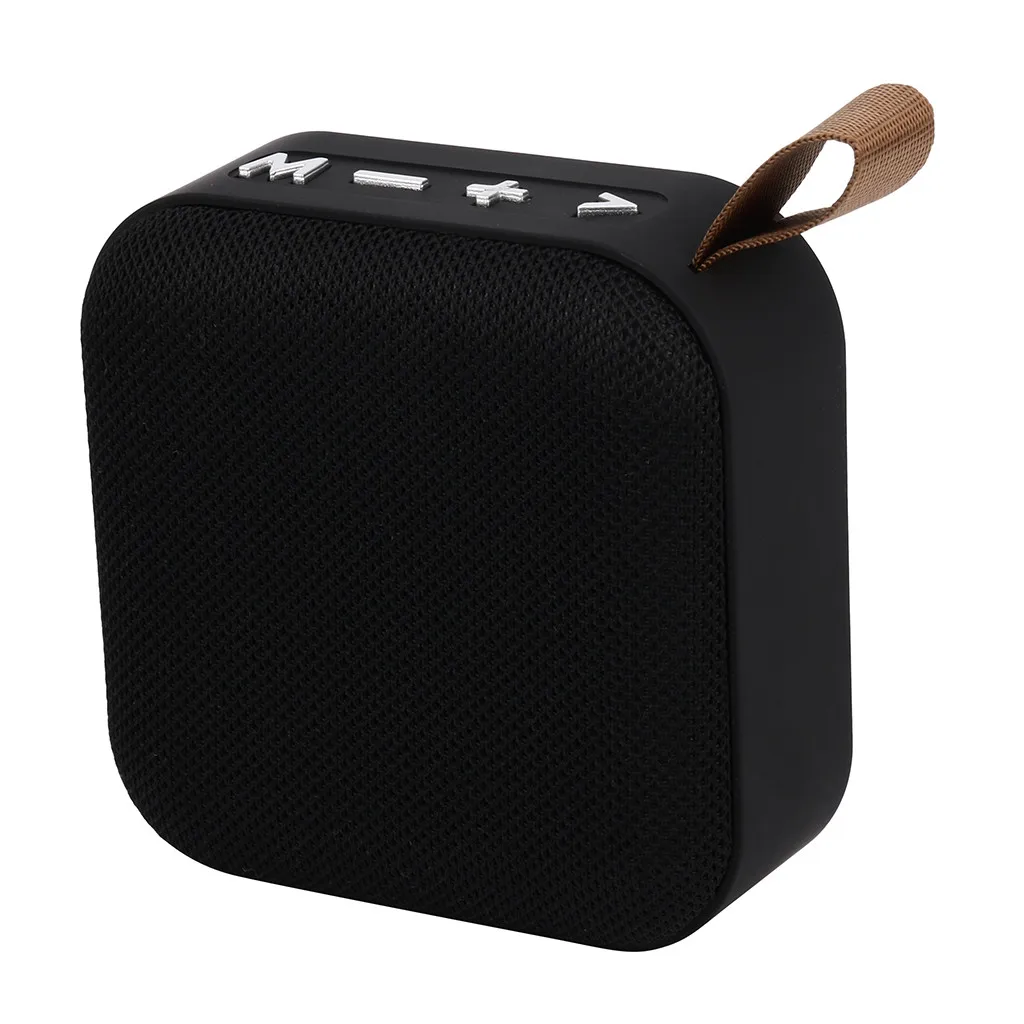 Black VOBERRY Bluetooth динамик Портативный беспроводной Bluetooth стерео звук SD карта FM USB динамик открытый беспроводной Bluetooth динамик#2 - Color: Black