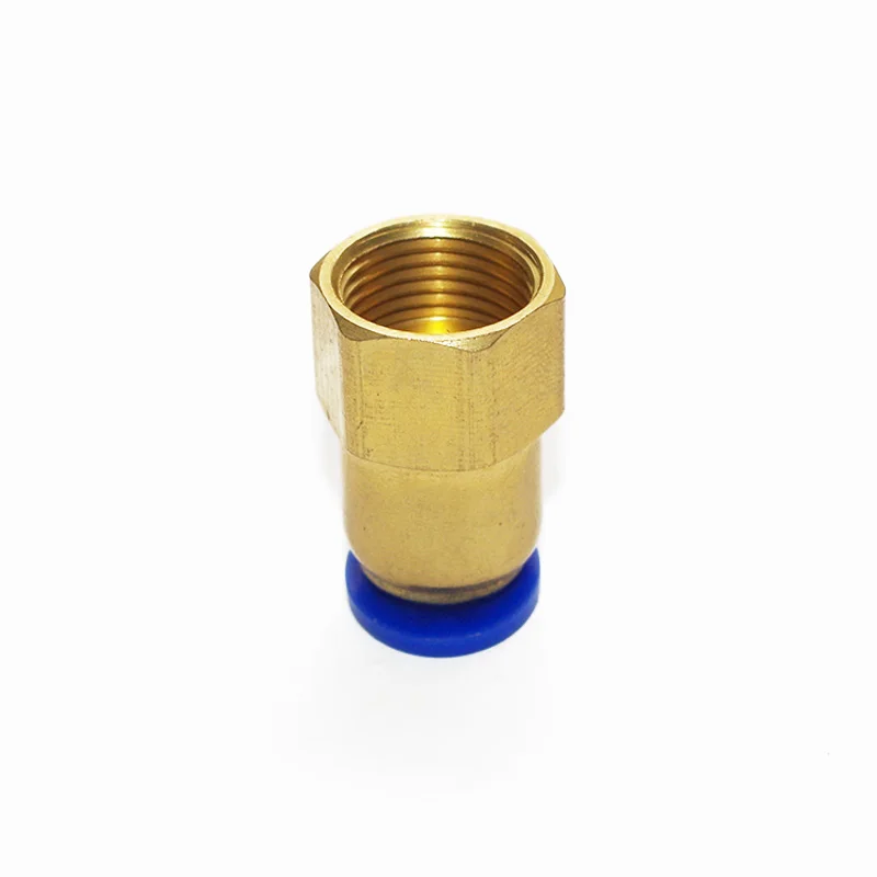 OD 4 мм 6 мм 8 мм 10 мм Пневматический разъем(1/8 ''1/4'' 3/8 ''1/2'') внутренняя резьба нажимной фитинг для соединения воздушной трубы