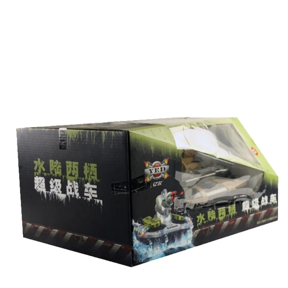 RC лодка 6 каналов 4WD Dart Cannon ControlLaunch амфибия колесница серебро с Flashinlg свет|rc boat|boat