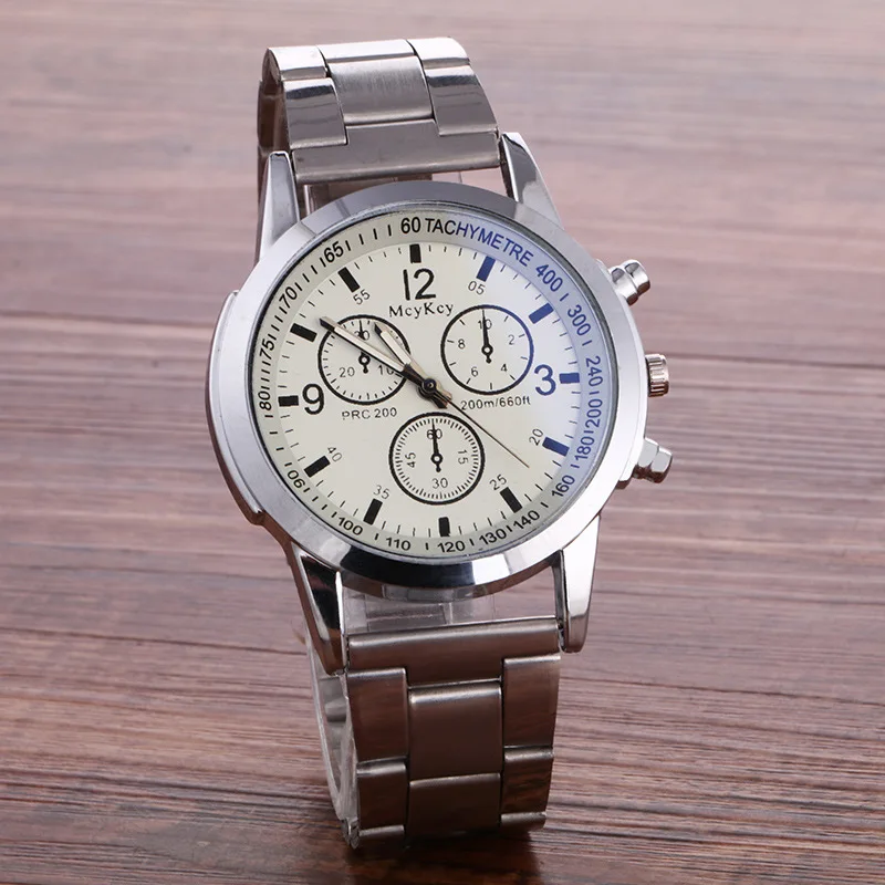 Топ Элитный бренд Повседневное кварцевые часы Для мужчин Нержавеющая сталь