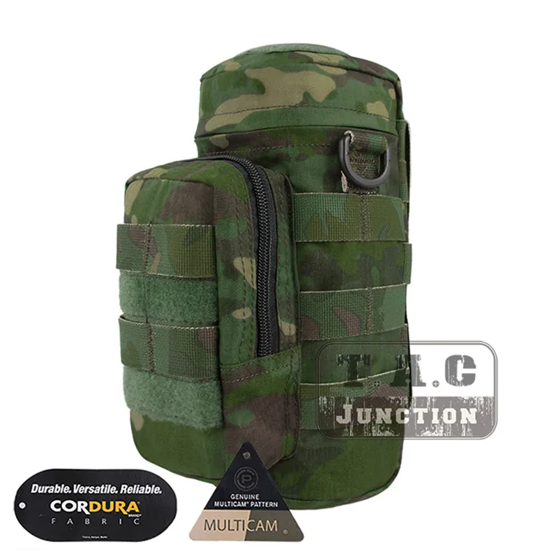 Emerson тактический MOLLE H2O гидратация бутылки воды перевозчик Карманный чайник утилита мешок EmersonGear воды сумка поясные сумки на плечо - Цвет: MCTP