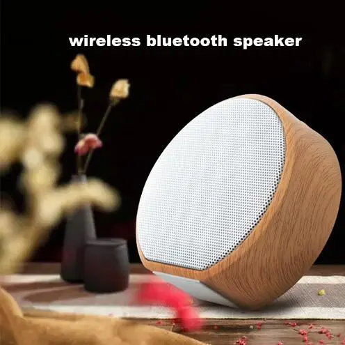 Высококачественная Беспроводная Bluetooth колонка с текстурой древесины
