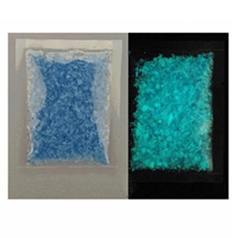 Blue 1 шт. светящиеся песочные камни для сада, парка, дороги, галька, светящиеся в темные узоры для аквариумов, украшение для аквариума, каменные украшения - Цвет: Blue