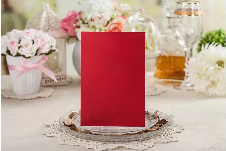 Оптовая продажа новинка 2017 свадебные приглашения с лазерной резкой и бесплатной