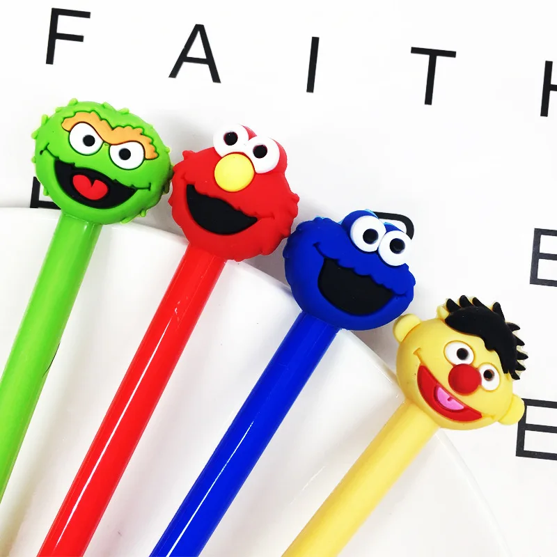 48 шт./лот Мультяшные аниме Улица Сезам гелевые ручки для подписей кавайные
