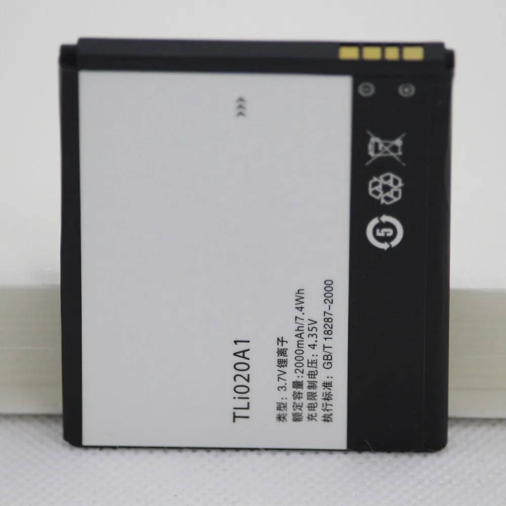 Аккумулятор 20 шт./лот TLi020A1 для Alcatel OneTouch Pop Star LTE TCL A845L / POP S3 5050A 5050Y 5050X 5065D J738M J736L D920