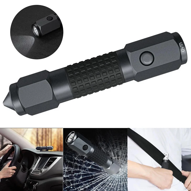 Xiaomi LEAO CREE XP-E2 мощная светодиодная вспышка автомобильный защитный молот