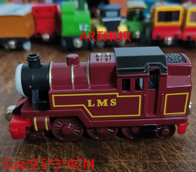 Литой металлический поезд магнитные игрушечные поезда Танк двигатель Trackmaster игрушка для детей маленький автомобиль Рождественский подарок - Цвет: NO 2