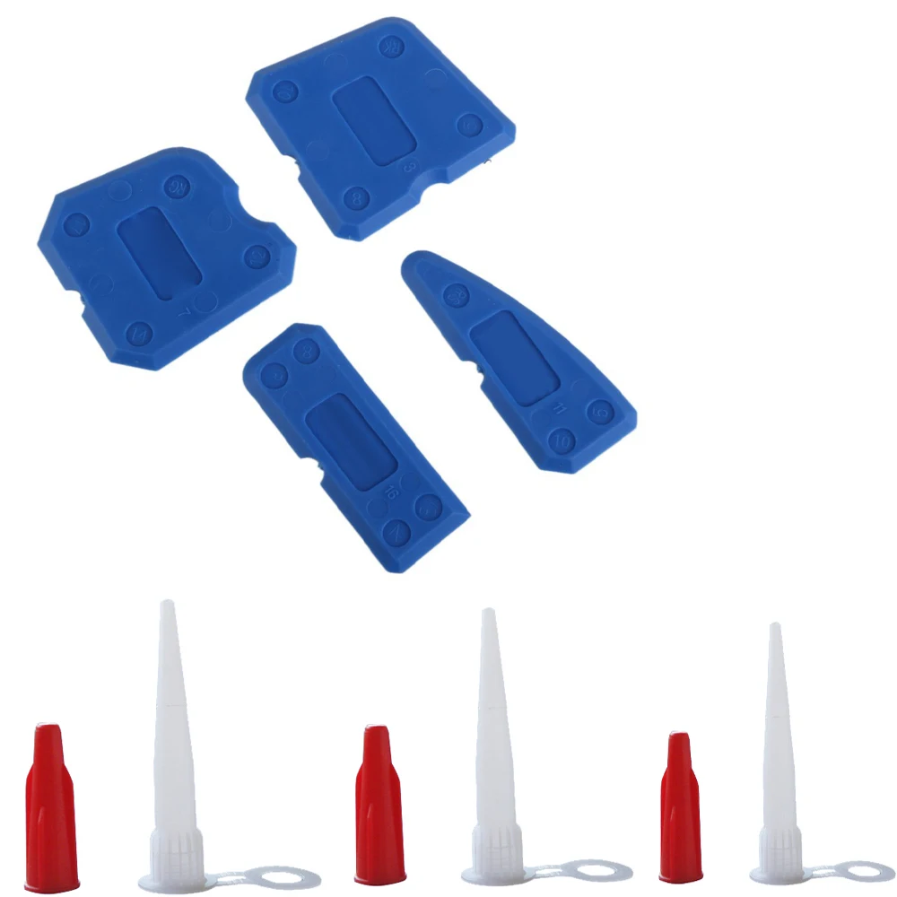 

Free Shipping Economy Easy Work Caulking Tool Kit Sealant Scraper and 3sets Nozzles for Standard Cartridge Tube EU3