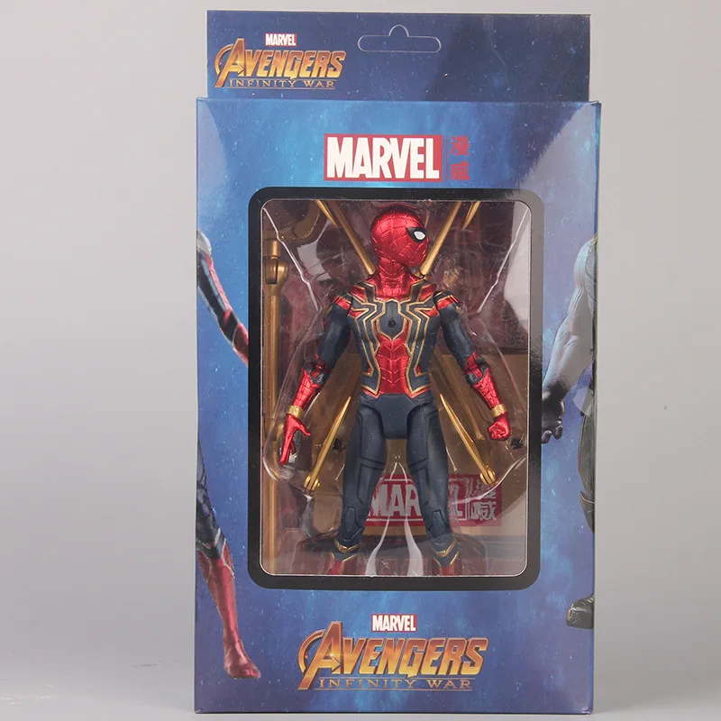 17 см Мстители Marvel Homecoming Infinity War Железный стиль паук Человек фигурка коллекционные