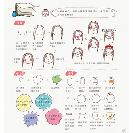 Книжка-карандаш для детей и взрослых с рисунком на китайском языке учебник