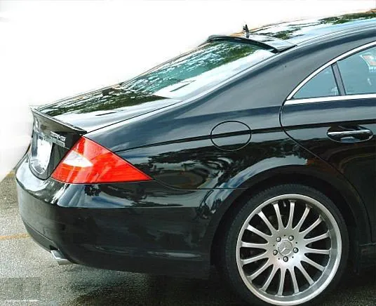 W219 углеродное волокно задняя крыша спойлер крыло для Mercedes Benz 2007 2009|spoiler wing|lip