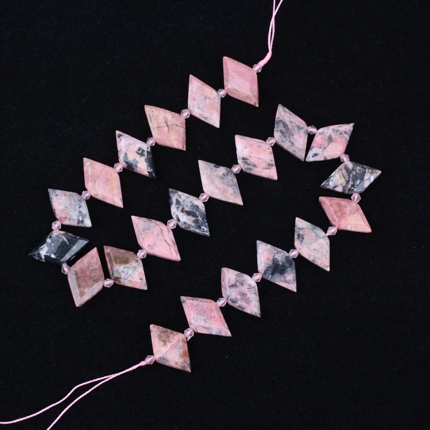 6 натуральных камней на выбор двухсторонняя ромбовидная плита из драгоценных