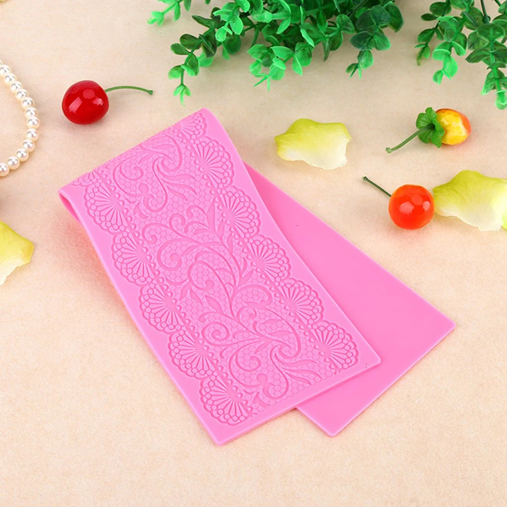 LINSBAYWU цветок кружева силикона впечатление украшение торта печь коврик для