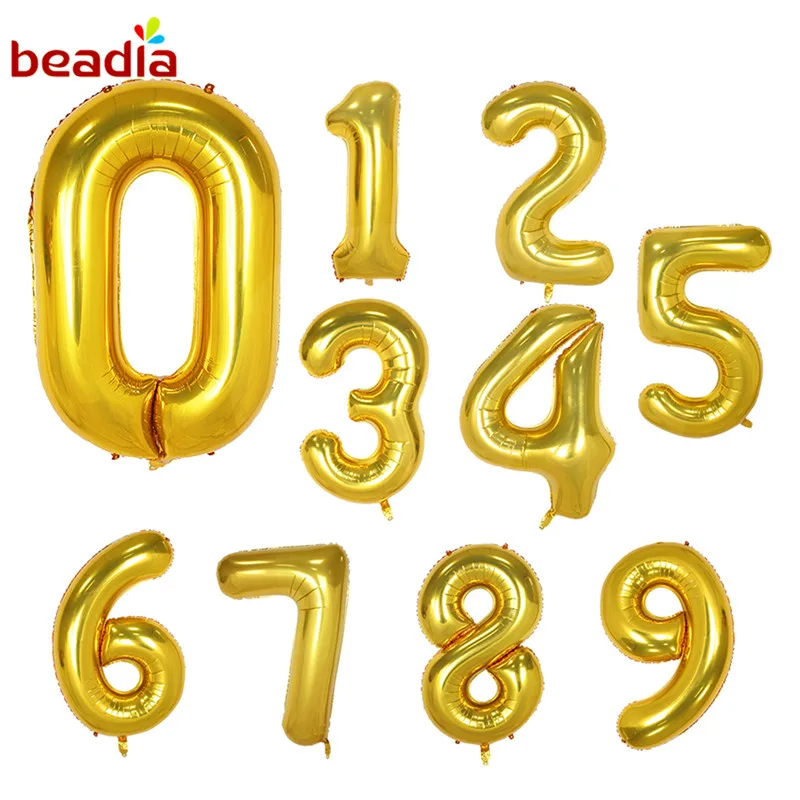 40 дюймов золотой серебряный розовый синий фольгированный шар большой женский