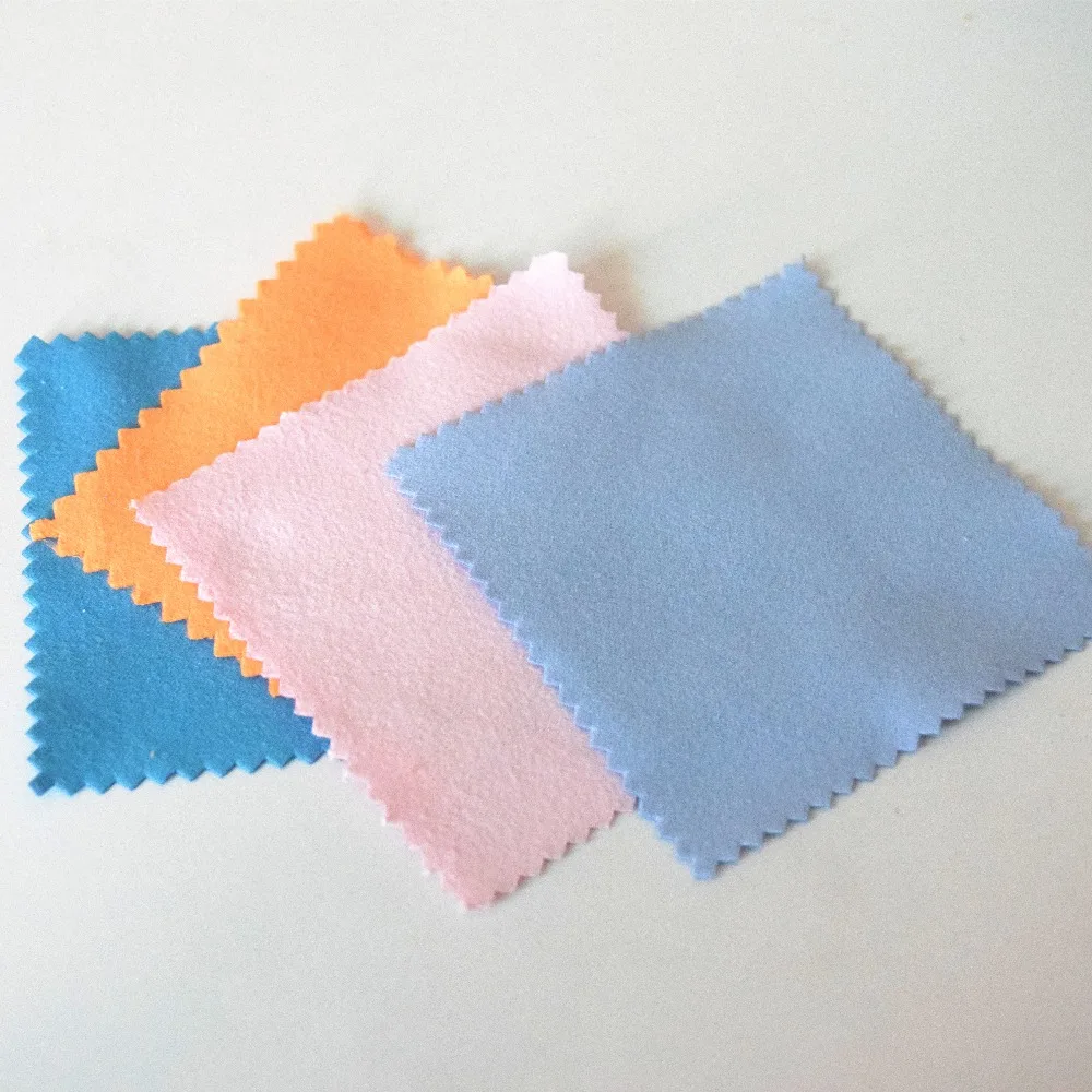 

50 Pack Clean Cleaning Cloth Polishing Cloth for Sterling Silver Gold Platinum Jewelry Anti Tarnish