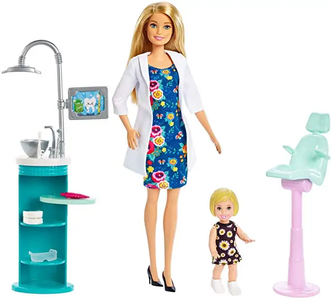 Original Barbie Brand Dentist Doctor Princess American Dolls Baby Doll for Birthday Gift Girl Toys Boneca Juguetes for Children