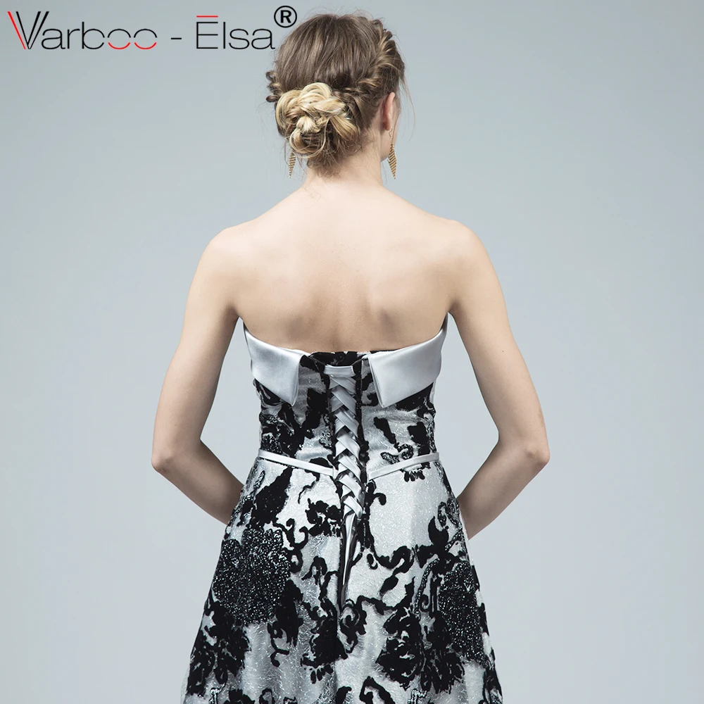 VARBOO_ELSA vestido de festa longo сексуальное вечернее платье с вырезом лодочкой и открытой