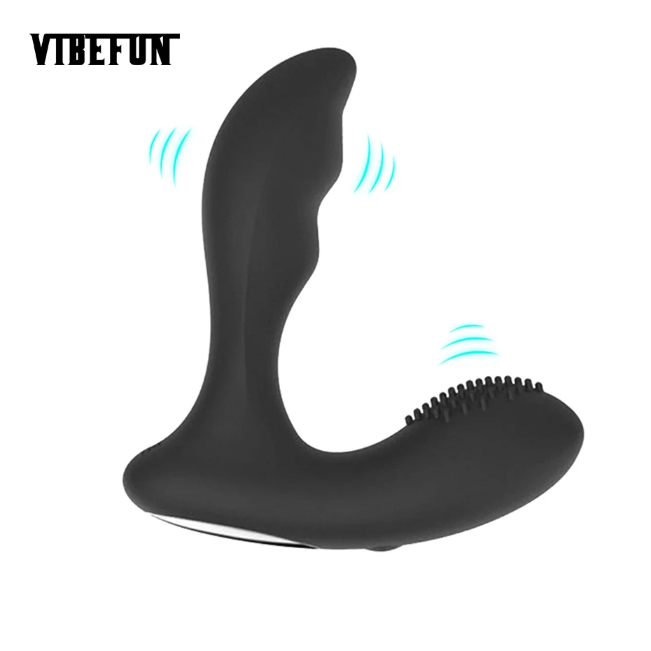 Vibefun Силиконовый водонепроницаемый вибрационный Анальный Вибратор Анальная