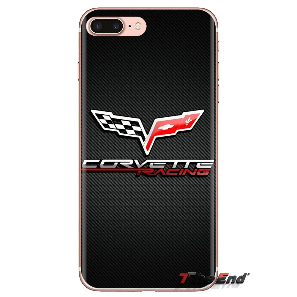 Силиконовый чехол для телефона Huawei Mate Honor 4C 5C 5X 6X 7 7A 7C 8 9 10 8C 8X 20 Lite Pro Racing Car Corvette Two
