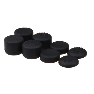 Grip Black Case 9 в 1 Шипованный Противоскользящий силиконовый чехол для sony playstation Dualshock 4 PS4 DS4 Pro тонкий контроллер и ручка - Цвет: Grip Black Case