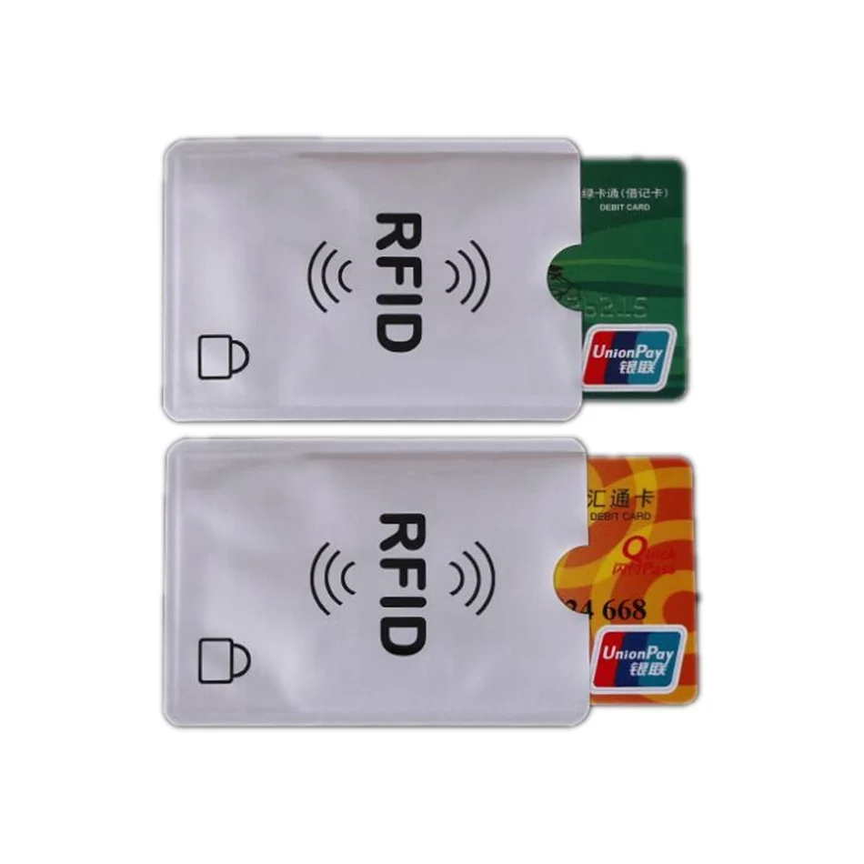 2 5 шт., Rfid, кредитный держатель для карт, банковских карт, Id, банковских карт, чехол, держатель, портативный, для визиток, Rfid, держатель для карт, идентификационный защитный чехол - Цвет: 2