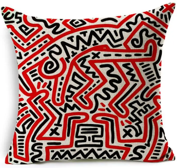 Наволочка для подушек скандинавского искусства льняная наволочка украшения