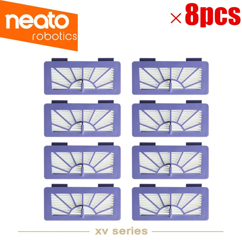 Сменный hepa фильтр для Neato Cleaner 8 шт./лот 7 10 10|Запчасти пылесоса| |
