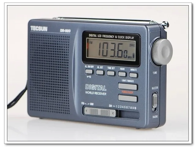 TECSUN DR-920C цифровой дисплей цифровой FM AM MW SW многополосное радио DR920, портативный полнополосный цифровой дисплей часы радио
