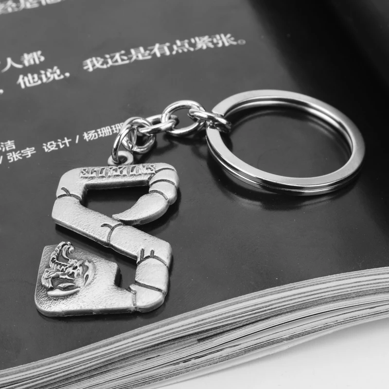 Музыкальная рок группа брелок для ключей Скорпион металлический Для мужчин