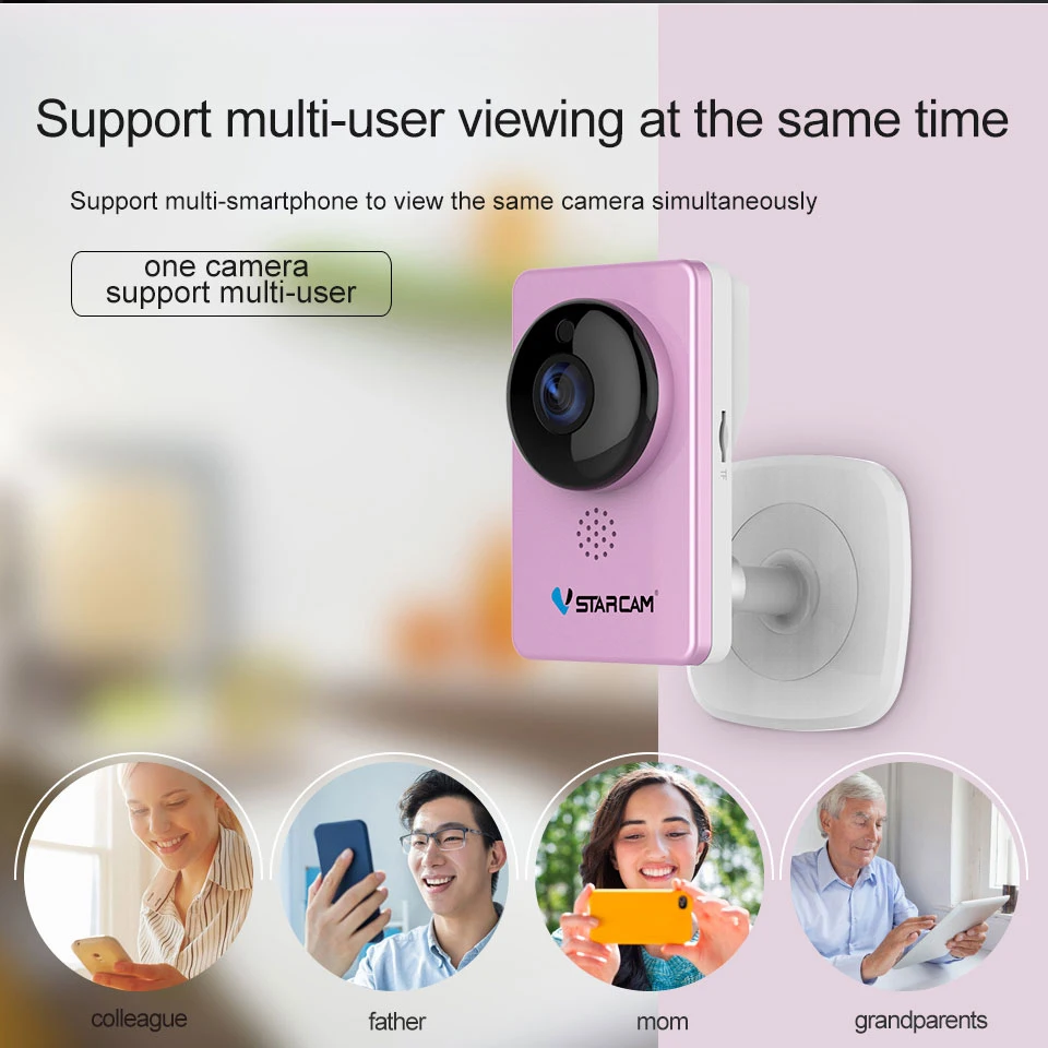 VStarcam C60S панорамная Wifi ip-камера 1080P FHD 2mp рыбий глаз ip-камера Беспроводная 180 градусов широкий угол, поддержка sd-карты, IR-CUT