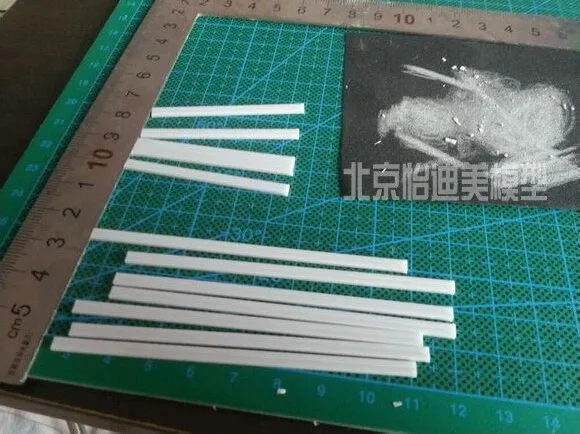 100 шт./лот диаметр 1,5 мм ABS Круглый Стержень DIY Ручная конструкция песок стол Модель ABS Твердые палочки