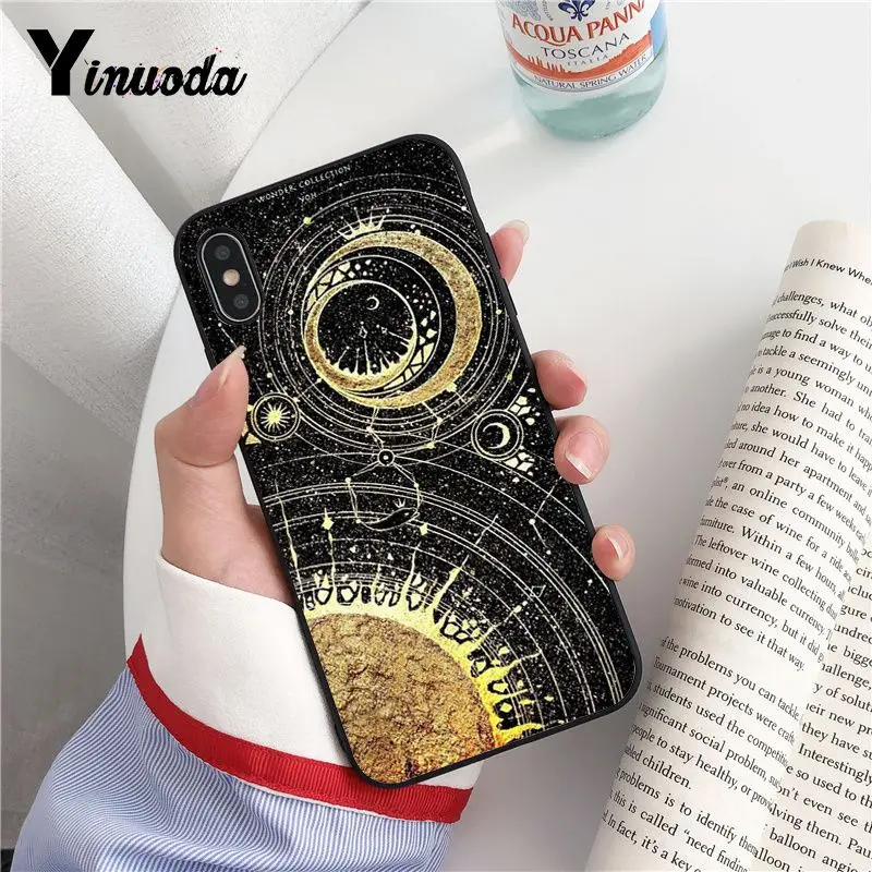 Yinuoda космическая Луна астронавт Новинка чехол для телефона Fundas iPhone 8 7 6 6S Plus X XS MAX 5