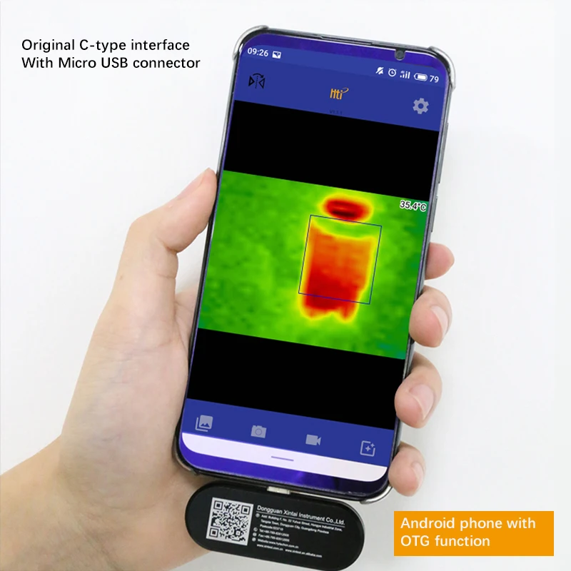 Seek Thermal Compact PRO/Compact XR Imaging Camera infrared imager ночное видение Android/TYPE C/USB C plug/IOS Version|Машины