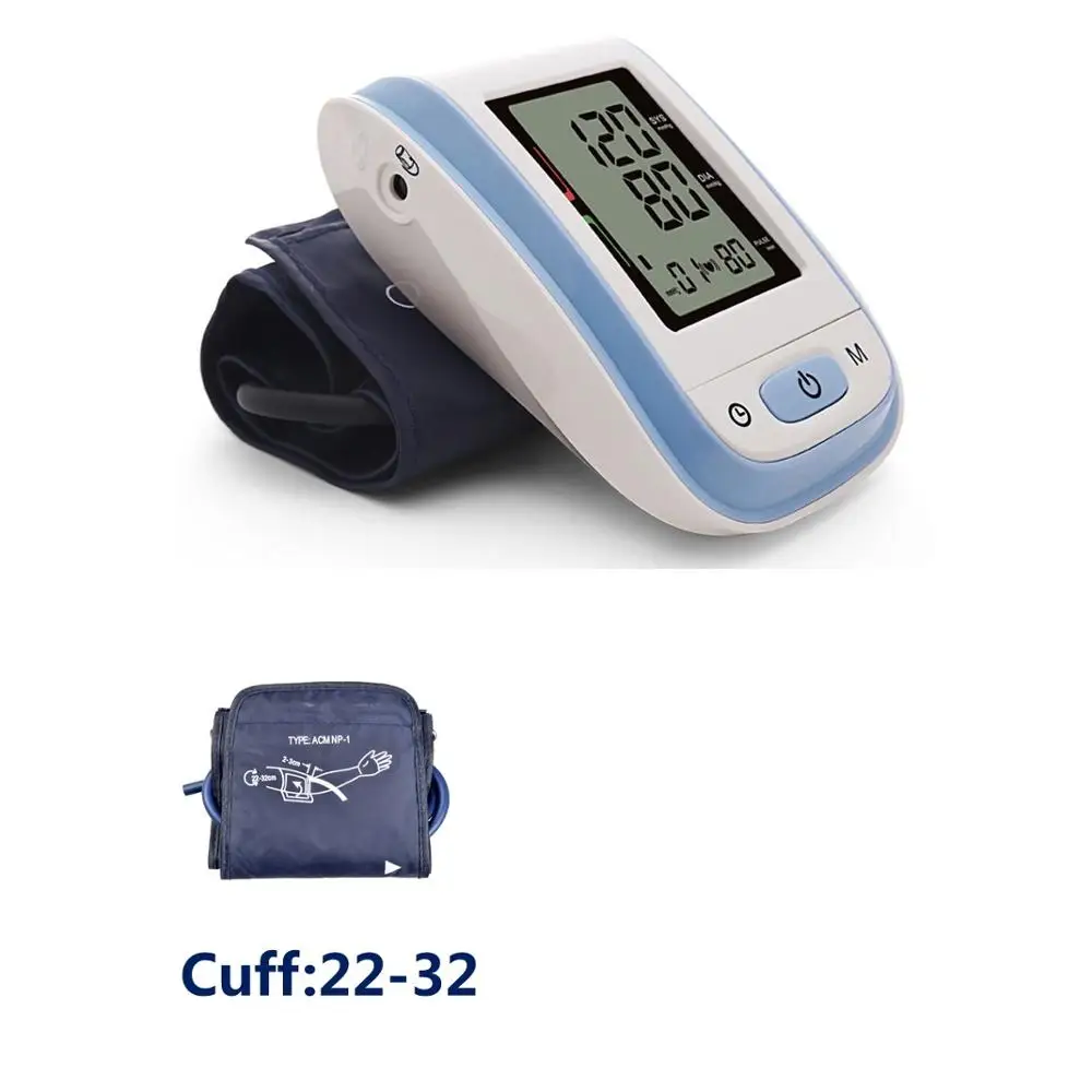 Blue Cuff22-32 Медицинское оборудование, тонометр, цифровой натяжитель верхней руки, прибор для измерения артериального давления, BP манжета 22-32/22-48 - Цвет: Blue Cuff22-32