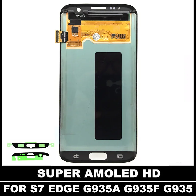 100% протестированный AMOLED LCDS для Samsung Galaxy S7 Edge G935 G935F G935A G935FD G935P ЖК дисплей сенсорный