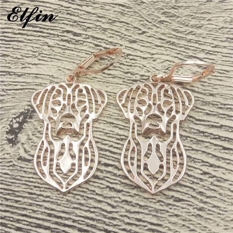 Elfin New Trendy Labrador Retriever Earrings Fashion Jewelry Gold Color Silver Drop For Women | Украшения и аксессуары
