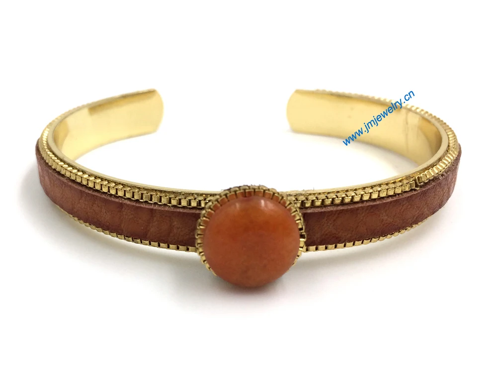 Новые Европейские поставщики ювелирных изделий ручной работы кожаный золотой