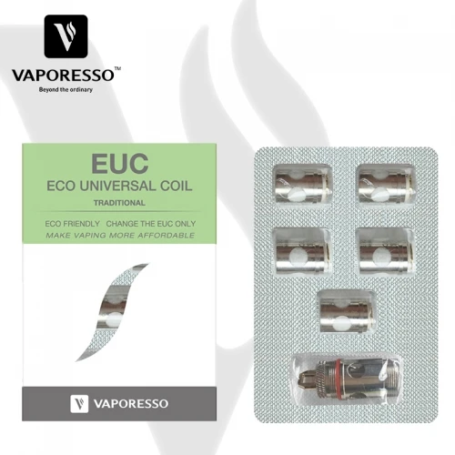 Электронная сигарета Vaporesso традиционная катушка EUC Clapton 0 4 Ом 5 для бака Estoc Tank