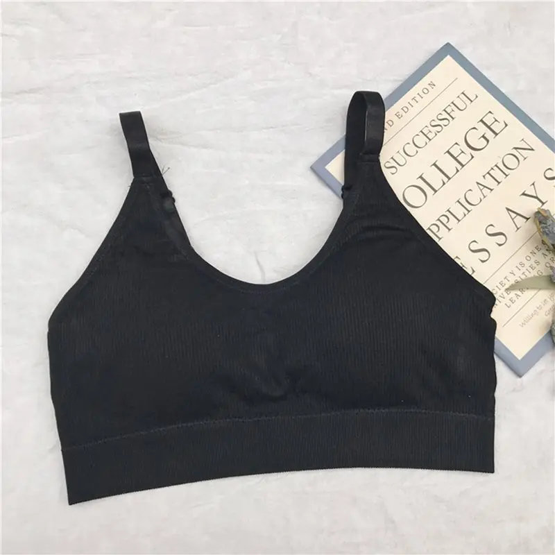 Для женщин спортивные бюстгальтеры ПРОСТОЙ корейский стиль лето 2019 повседневные
