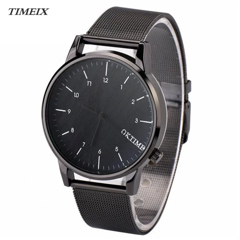 2017 Men Watch Fashion Metal Business Men's Analog Quartz Vogue Table Male Gift Hot Clock Watches Dec 13*40 | Наручные часы