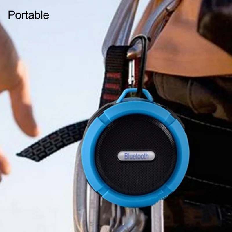 Портативный IPX6 Водонепроницаемый динамик с басами открытый беспроводной Bluetooth 4 0