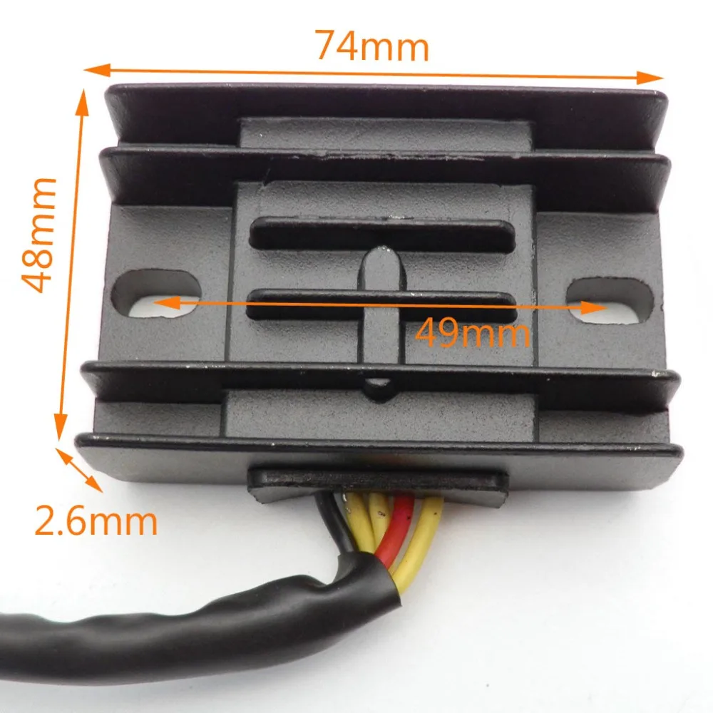 5 штырьков регулятор напряжения мотоцикла выпрямитель проводов для Suzuki GN250|regulator