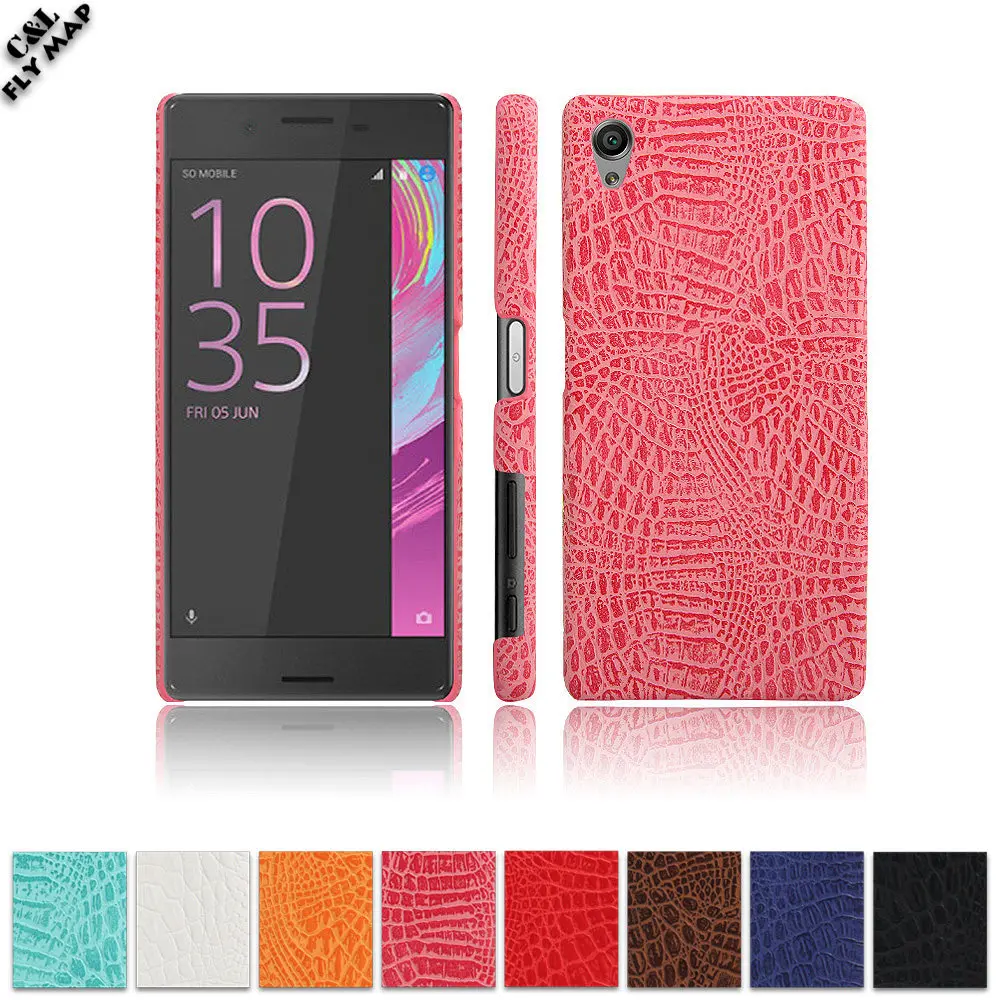 Защитный чехол из крокодиловой кожи для SONY Xperia X Жесткий Чехол поликарбоната