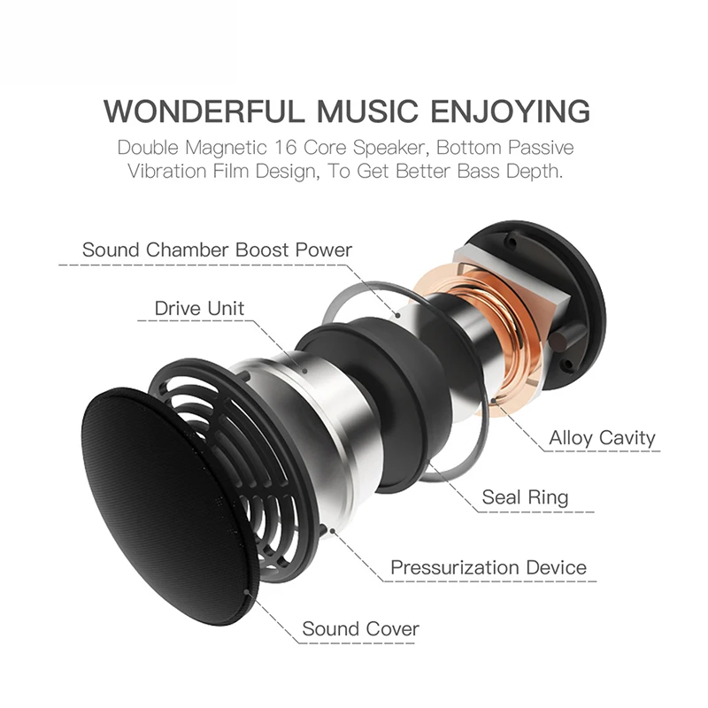 I6 Портативный Bluetooth Динамик Беспроводной двухканальный звук Системы 3D музыке