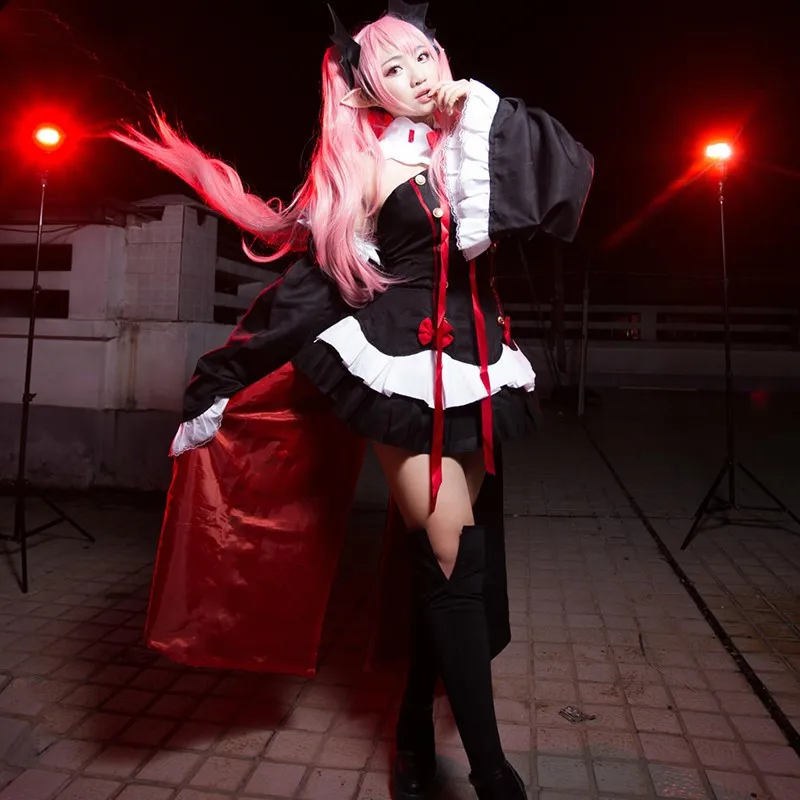 2019 аниме Серафим конца Owari no Seraph Krul Tepes униформа косплей костюм полный комплект