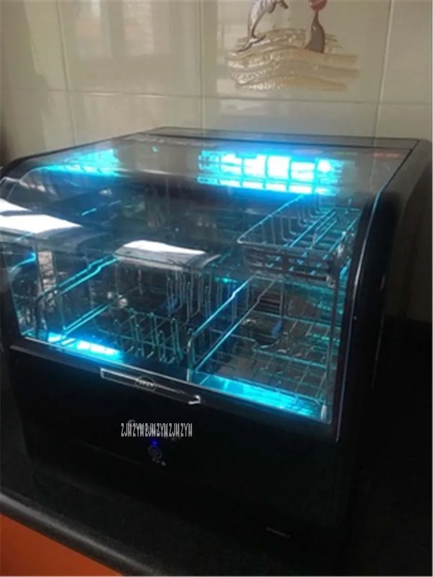 1 шт. ZTD28A-1 домашний кухонный низкотемпературный дезинфекционный шкаф 250 Вт мощность Настольная ультрафиолетовая дезинфекция 28Л Емкость