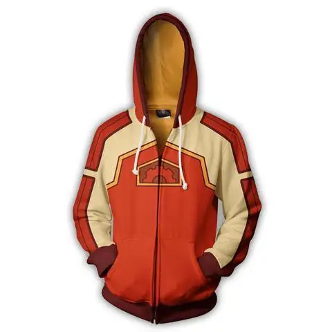 Аватар: Последний пневматический костюм Aang для косплея повседневный на молнии с