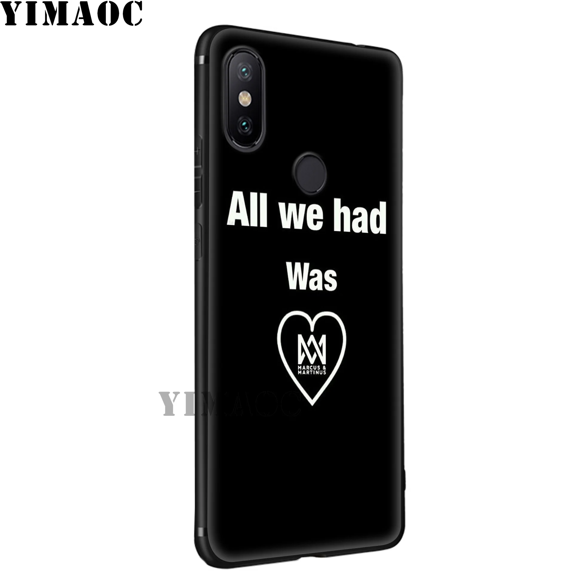 Мягкий силиконовый чехол YIMAOC с логотипом Маркуса и мартинуса для Xiaomi Redmi 7A Note 7 6 6A 5